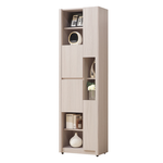 【唯熙傢俱】馬修斯橡木白2尺半開放式書櫃, , large