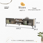 【Hampton 漢汀堡】納迪7尺長櫃, , large