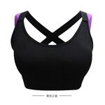 【AREXSPORT】AS-7360 運動內衣 瑜珈內衣 健身內衣 少女內衣 撞色後交叉運動內衣（可抽胸墊）學生內衣, , large