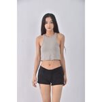 (L) adidas運動極短藍色短褲二手衣, , large