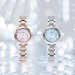 CITIZEN 星辰 XC 限量鈦金屬光動能電波女錶 ES9461-51W 【台灣限量50只】, , large