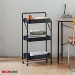 RICHOME摺疊置物籃車, , large
