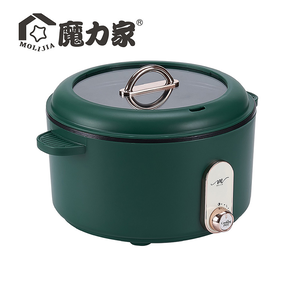 【MOLIJIA】3L-M25 Multifunctional Non-stick Electric Hot Pot/Soup Pot - Graphite Green
