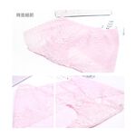 【K's凱恩絲】粉嫩透花蕾絲包臀專利有氧蠶絲內褲(6件組), , large