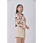 (S) h m質感棉質純棉杏色外套二手衣, , large