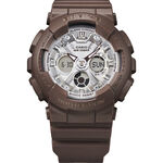 CASIO 卡西歐 BABY-G 黑巧克力雙顯手錶 BA-130SW-5A, , large