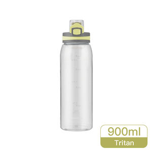 樂扣優質時尚彈蓋水壺900ml-Tritan綠