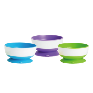 Stay Put Suction Bowls - 3 Pack