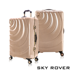 【PANTHEON PLAZA】展示品限量出清 SKY ROVER 19 24 26 28吋 魔幻星辰 鋁框硬殼行李箱 SRI-1547J  四色可選, , large