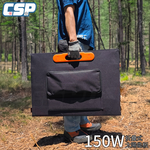 [CSP] Solar panel 150W 12V50Ah deep cycle battery monocrystalline silicon mobile phone charging tablet charging backup power supply power outage energy storage camping electricity agriculture, , large