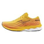 Mizuno Wave Skyrise 5 男 慢跑鞋 運動 路跑 一般型 平穩 舒適 黃 橘 [J1GC240902], , large