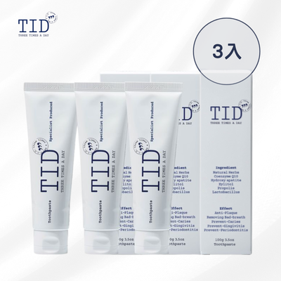 免運 [韓國儷人閣] TID 滴答精華牙膏3入組