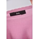 (S) barbie質感圓領粉色外套二手衣, , large