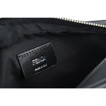 FENDI Roma 縫線標誌紋理皮革相機包/斜背包/黑色, , large