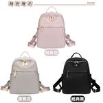 SPRING-尼龍後背包韓版百搭後背包大容量學生後背包旅行後背包-多色, , large