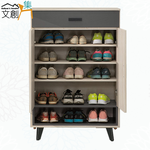 【文創集】包曼2.7尺二門二抽鞋櫃(客約商品)淺橡木紋色系, , large