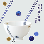 Three-line rice bowl-Qing, , large