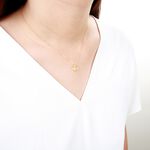 【Angel & Me】甜蜜 小蜜蜂 s925 純銀 厚鍍24k純金 項鍊 生日 週年 情人節 聖誕節 禮物, , large