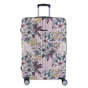 NaSaDen [ Floral Pink ] 22" Carry on Zipper Luggage