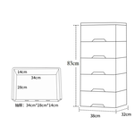【誠宜居家】(山茶紅-38面寬) 五層抽屜式附輪收納櫃(收納櫃 五層收納櫃 收納箱 收納 臥室收納櫃), 山茶紅, large