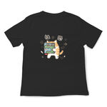 JZ TEE 橘貓-社恐 印花短袖T恤, , large