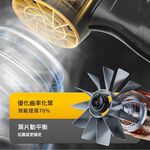 High-speed fan, 10 batteries, 1 charger, , large