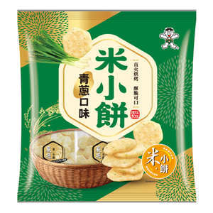 [箱購] 米小餅-青蔥口味(米果)160g克 x 1 x 6包/箱