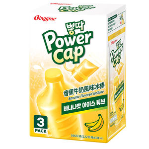 賓格瑞Power Cap 香蕉牛奶風味冰棒