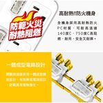 Tyson太順電業 台灣製 2切2座 3孔壁插【現貨】分接插座 轉接插頭 插頭 122B 安全防火 三轉二插頭 壁插, , large