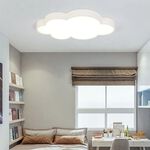 【H&R安室家】 棉花雲朵 智能LED吸頂燈 (附遙控器可調明暗及色溫 ) ZA0210(2色任選）, , large