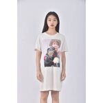 (L) feel room質感毛毛白色洋裝二手衣, , large