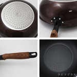 日本製和樂亭IH大金不沾深型炒鍋-32cm-2支, , large