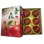 【一等鮮】日本青森蜜蘋果6入裝禮盒2盒(1.6kg/盒)(免運費), , large