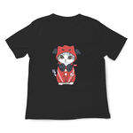 JZ TEE Demon Cat Graphic Tee, , large