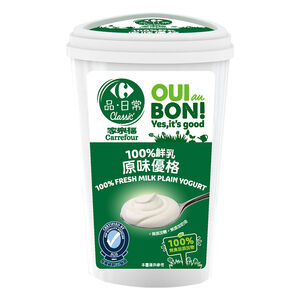 C-100％Fresh Milk Plain Yogurt