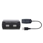 昌運監視器 KM03 USB 鍵盤滑鼠 CAT5e 延長器 最遠距離可達600M 發射器不需外部供電, , large