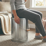 【this-this】日本渡邊金屬｜OBAKETSU 手工製凳子儲物桶 M, , large