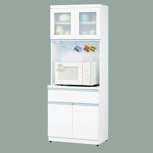 【唯熙傢俱】貝拉白色2.7尺餐櫥櫃