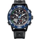 CITIZEN 星辰 PROMASTER 限量光動能萬年曆計時手錶 JR4065-09E, , large