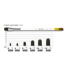 普思AP 馬可威水晶桿尼龍筆(半圓)(AR6908), , large