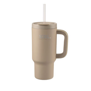SORIL防漏密封隨行杯950ml-奶茶