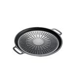SHCJ不沾鐵板燒 雙耳烤盤 電磁爐款 32cm IH爐烤盤, , large