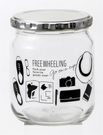Transparent airtight jar (travel-small), , large