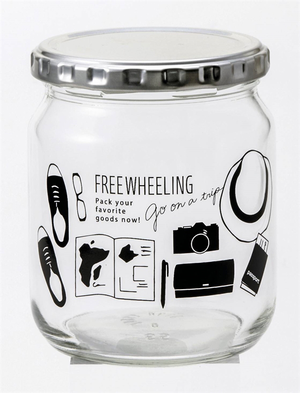 Transparent airtight jar (travel-small)