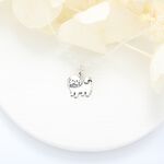 【Angel & Me】馬爾濟斯 狗 犬 s925 純銀 項鍊 情人節 生日禮物, , large