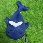 【可愛造型 可機洗 透氣抗菌】鯨魚 鑰匙包 零錢包 吊飾 鑰匙圈吊飾 禮物 交換禮物 包包吊飾【加贈購物袋顏色隨機】, , large