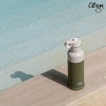 官方直營 【Citron】三層保溫瓶_500ml_森林綠, , large