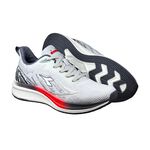 DIADORA迪亞多那 輕羽慢跑鞋 男運動鞋 男鞋 時尚 漸層 飛織 透氣 吸震 減壓 輕量 氣墊乳膠鞋墊 止滑 灰 藍, , large