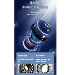 110V Exhaust Fan - Black 12-inch + 1.5m Power Cord (Adjustable Speed), , large