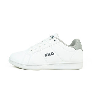 Kixpress-Fila 女 休閒鞋 低筒 透氣 復古 小白鞋 白灰 [5-C323Y-114]